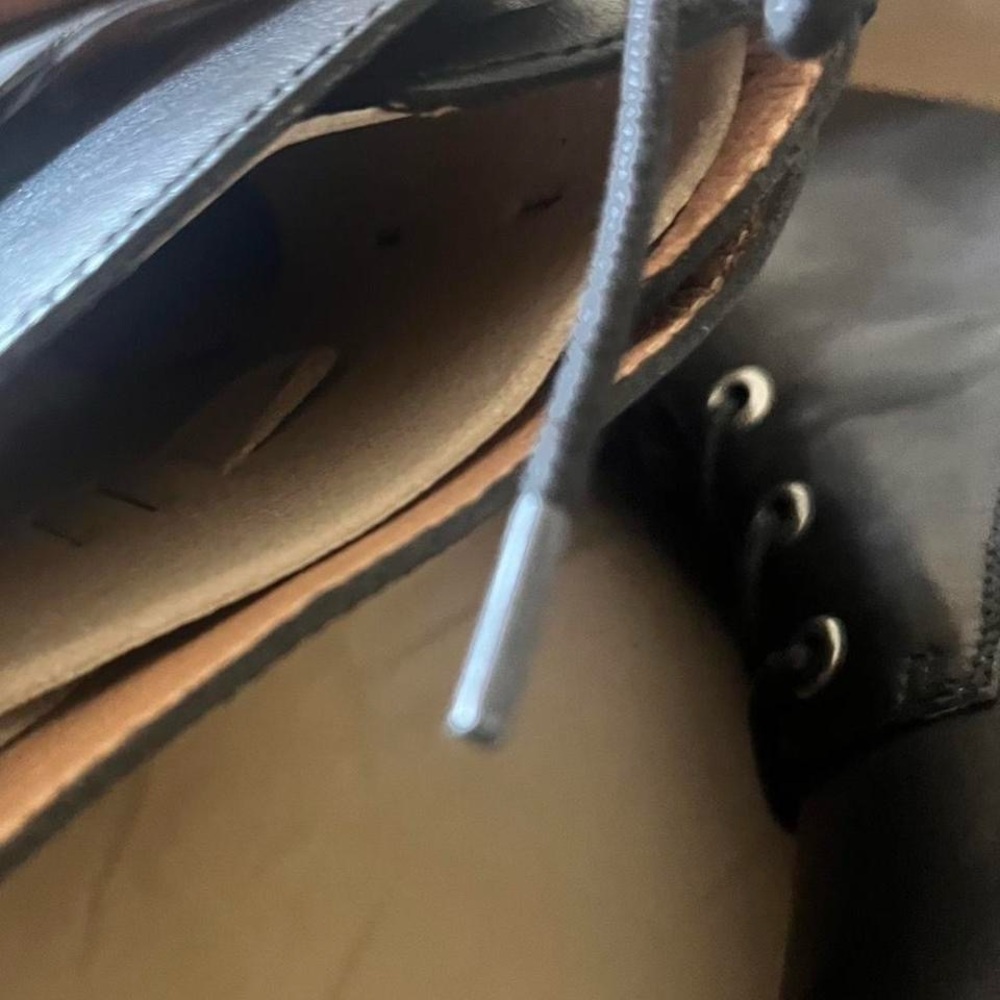 Madewell Black Boots with Gold Accents - Picture 4 of 4